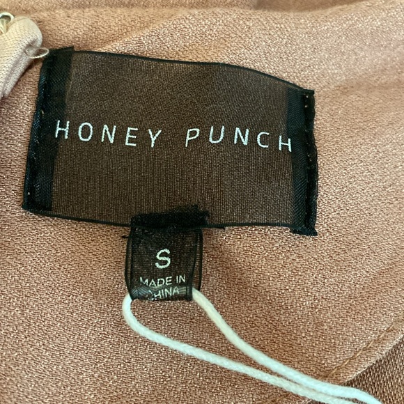 NWT beautiful Honey Punch long sexy, classy dress w/ great slit & neckline - Picture 11 of 14